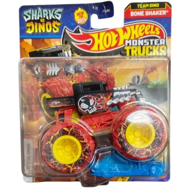 Hot Wheels Monster Trucks Sharks vs Dinos  for Kids & Collectors