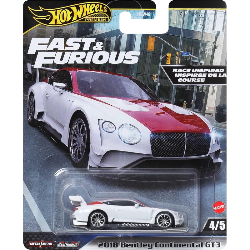 Hot Wheels Premium Fast & Furious 2018 Bentley Continental GT3