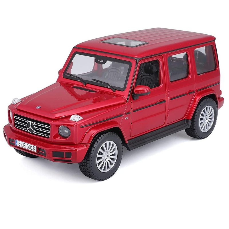 Maisto 1/24 Scale Model  Mercedes-Benz G Class Replica Car Model 2019 (Maroon)