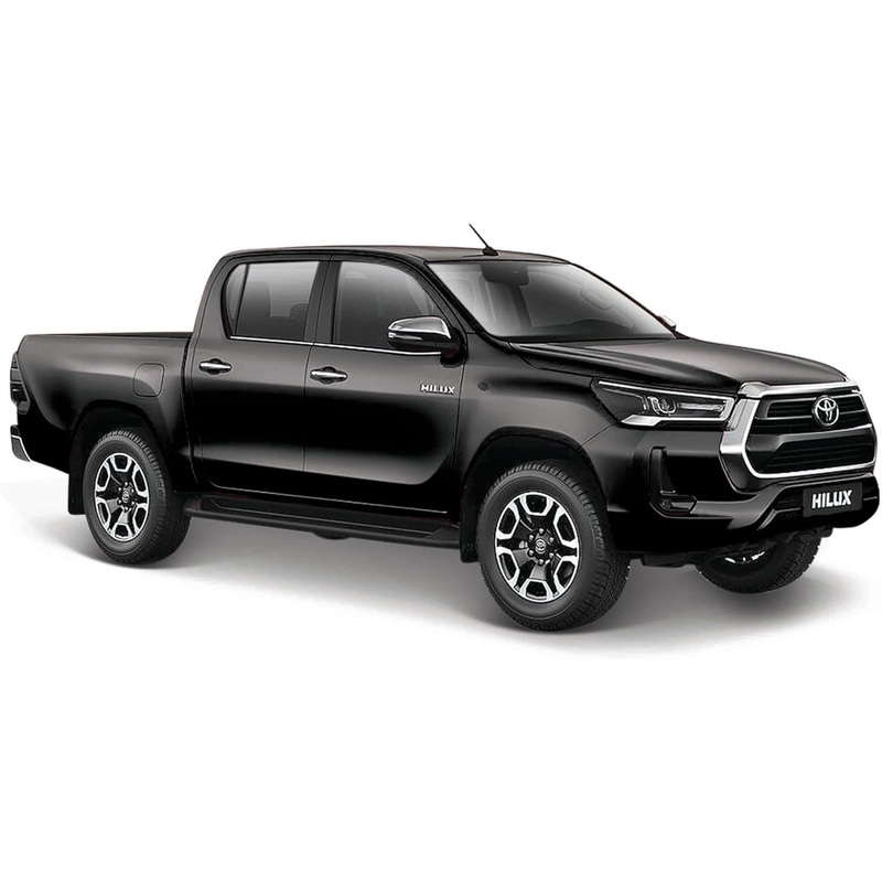 Maisto- 1/27 Scale Model Compatible with Toyota Hilux (Black)