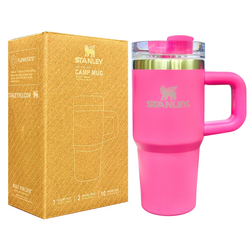 Stanley Quencher H2.0 The Stay Hot Tumbler 14 OZ | 360 ML (Pink)
