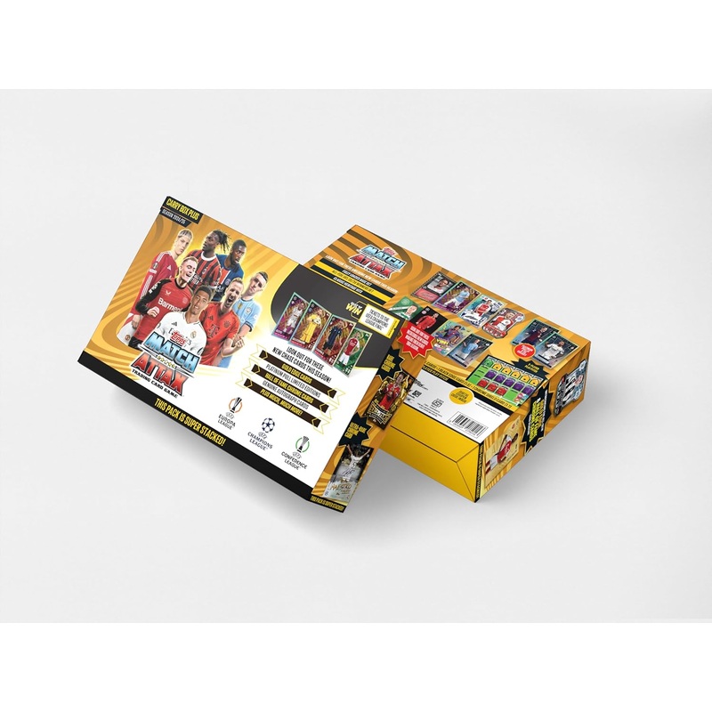 Topps UEFA Champions League Match Attax 24/25 Trading and Collectible Card Game ((Carry Box Plus Edition))