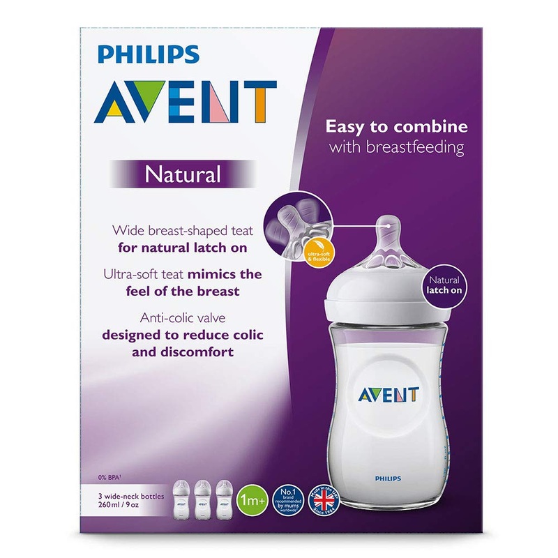AVENT Philips Natural Feeding Bottle 260Ml ,2 Bottles
