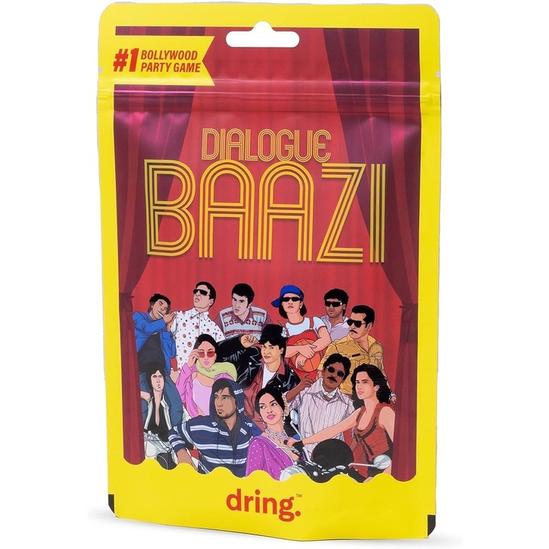 Dialogue Baazi Card Game : The Ultimate Bollywood Party Game | 100 Cards of Filmy Fun for Friends & Adults