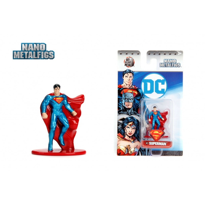 Jada Toys DC Comics Nano Metalfigs 2 Inch Die Cast Metal Figure - DC3 Superman