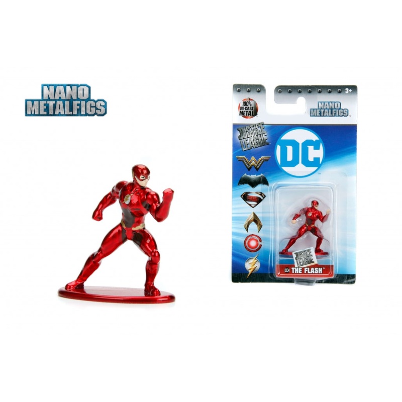 Jada Toys DC Comics Nano Metalfigs 2 Inch Die Cast Metal Figure - The Flash (DC34)