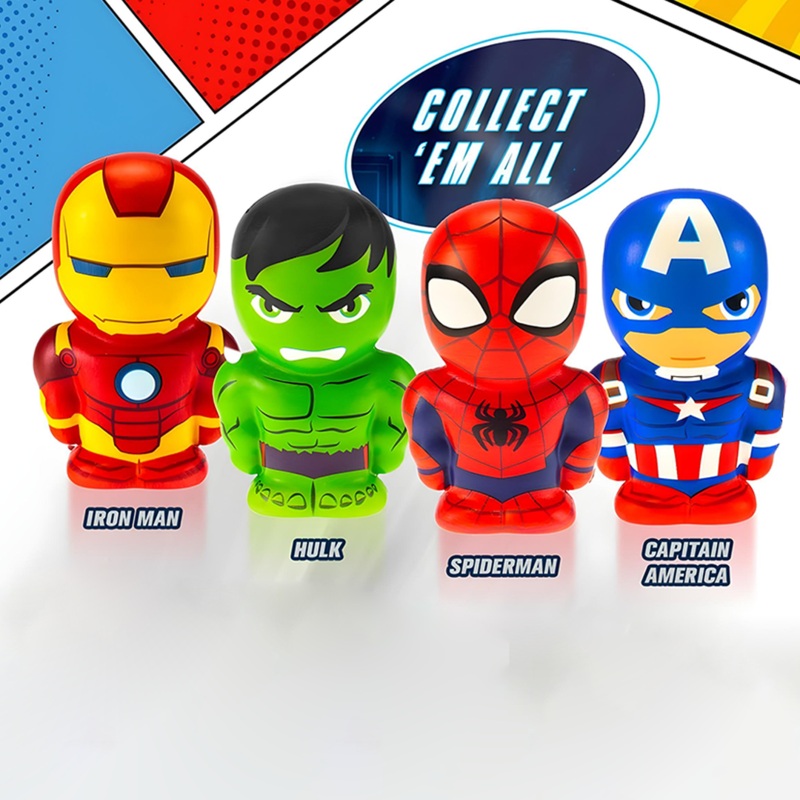 Marvel Avengers Action Figures Foam Squishy 4 pieces