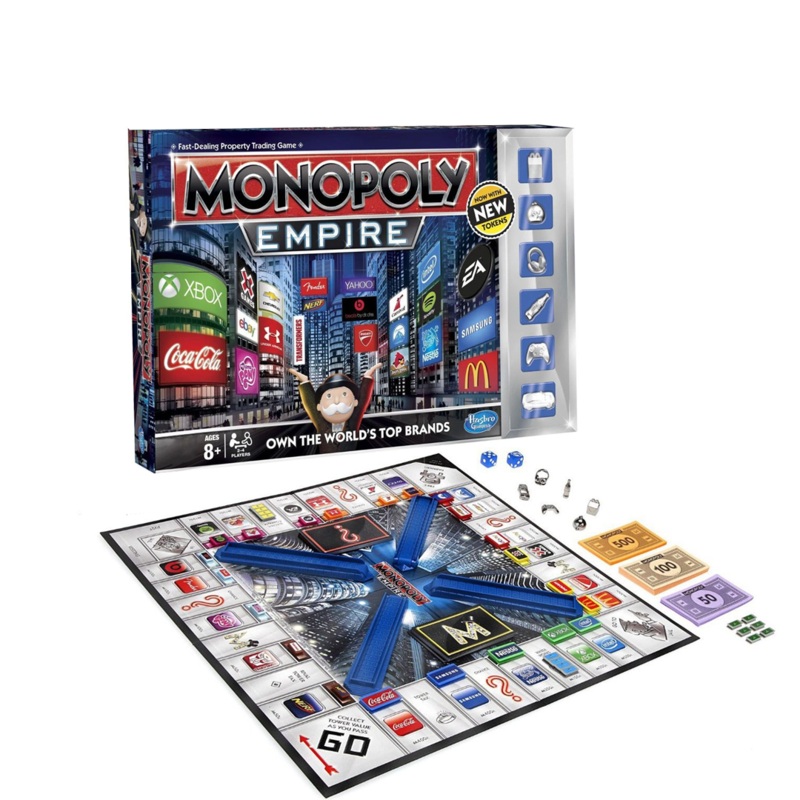 Monopoly: Empire Board Game - Own the world's top brands Age 8+( Rare Collectible Monopoly)