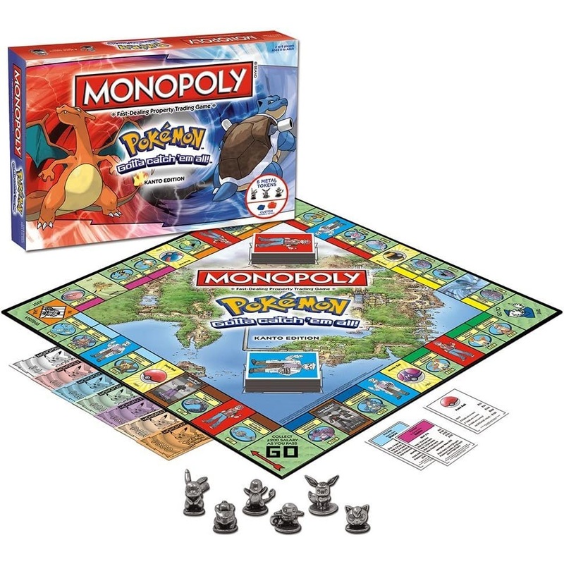 MONOPOLY: Pokmon Kanto Edition  Catch 'Em All and Become a Pokmon Master!