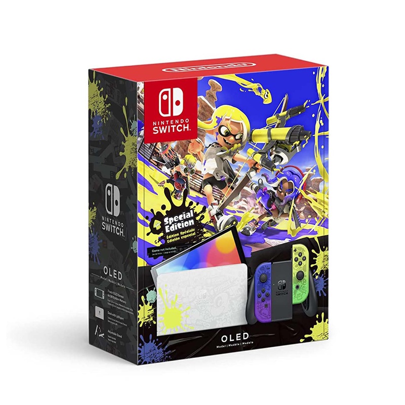 Nintendo Switch OLED Model Splatoon 3 Special Edition Cosnole
