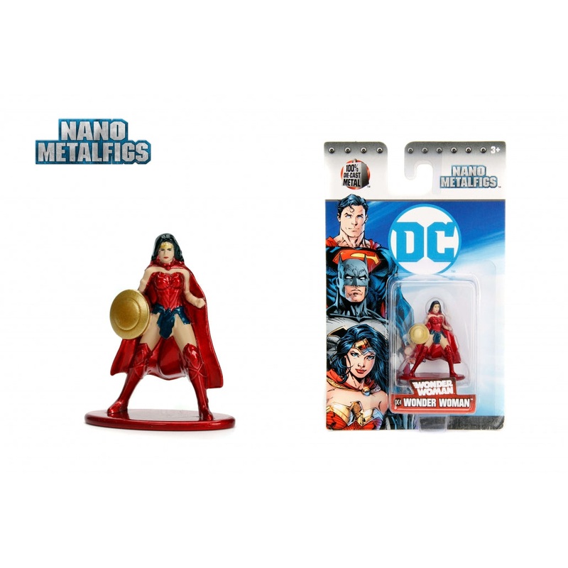 Wonder Woman DC4 Doll - DC - Nano Metalfigs 2 Inch - Jada Toys