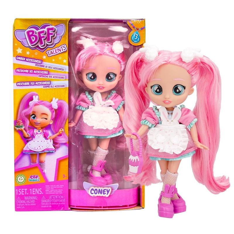 BFF Talents Cry Babies- Doll for Kids IMC Toys Coney - 8 inch/ 20 cm