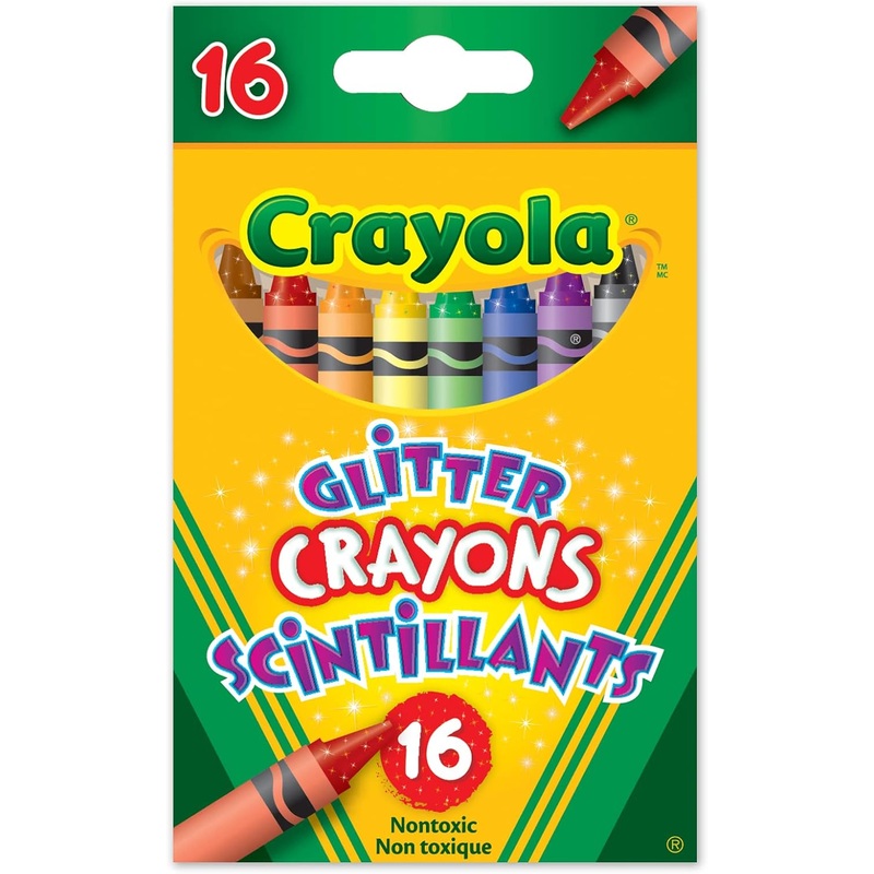 Crayola 16 Glitter Crayons