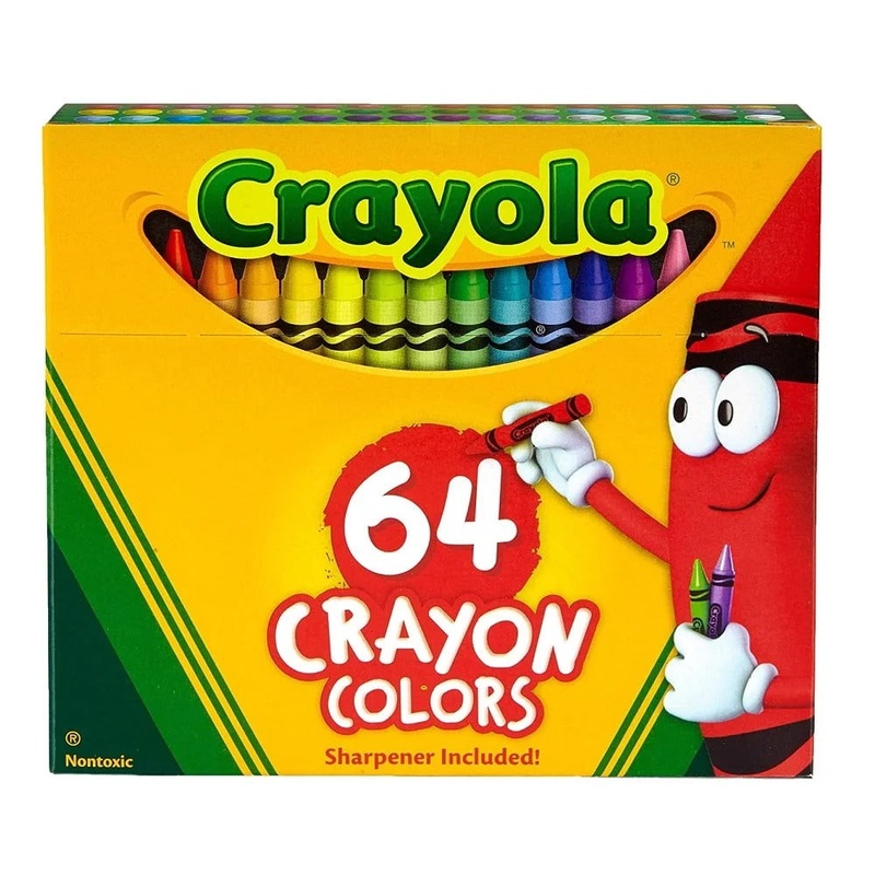 Crayola 64 Crayon Box for Age 3+ Years