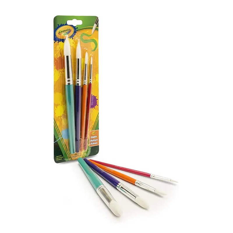 Crayola Big Paint Brushes (4 Count round)