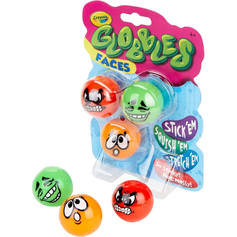 Crayola Silly Faces Globbles - 3 Count