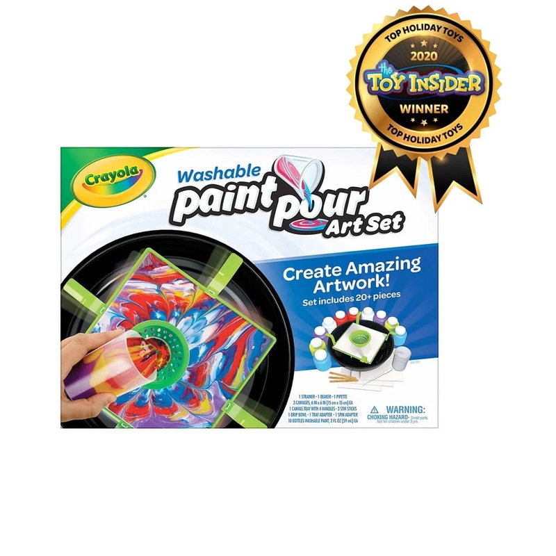 Crayola Washable Paint Pour Art Set for Kids above 8+ Years