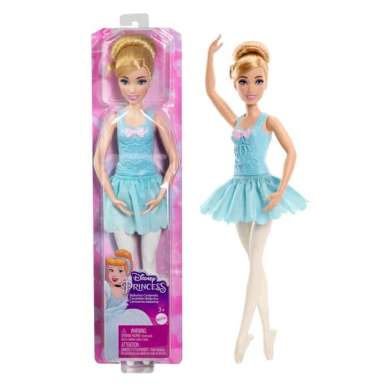 Disney Princess Toys, Ballerina Cinderella Doll, Ages 3Y+