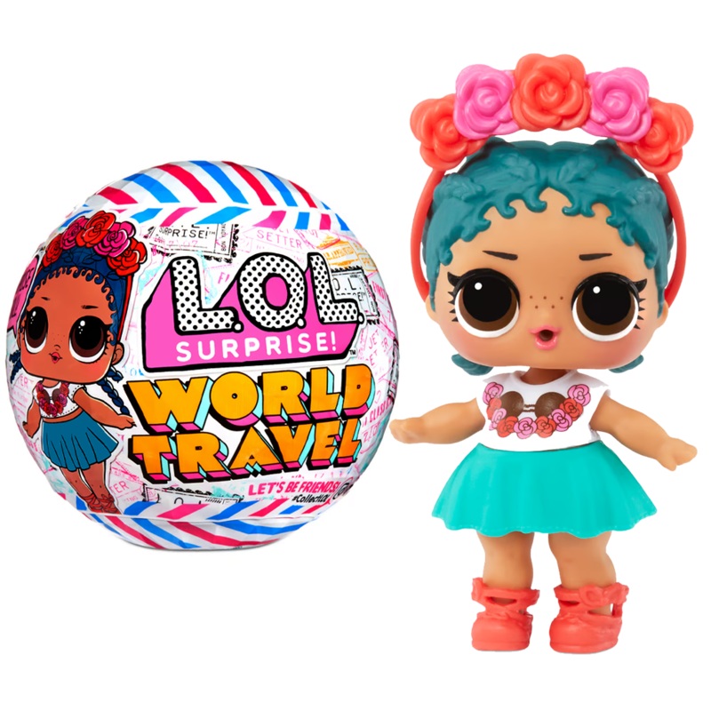 L.O.L. Surprise! OMG World Travel Toys, Trendy Doll with 8 Surprises to UNbox Including a Secret Message, Fashions, Accessories, & More in Sidekick