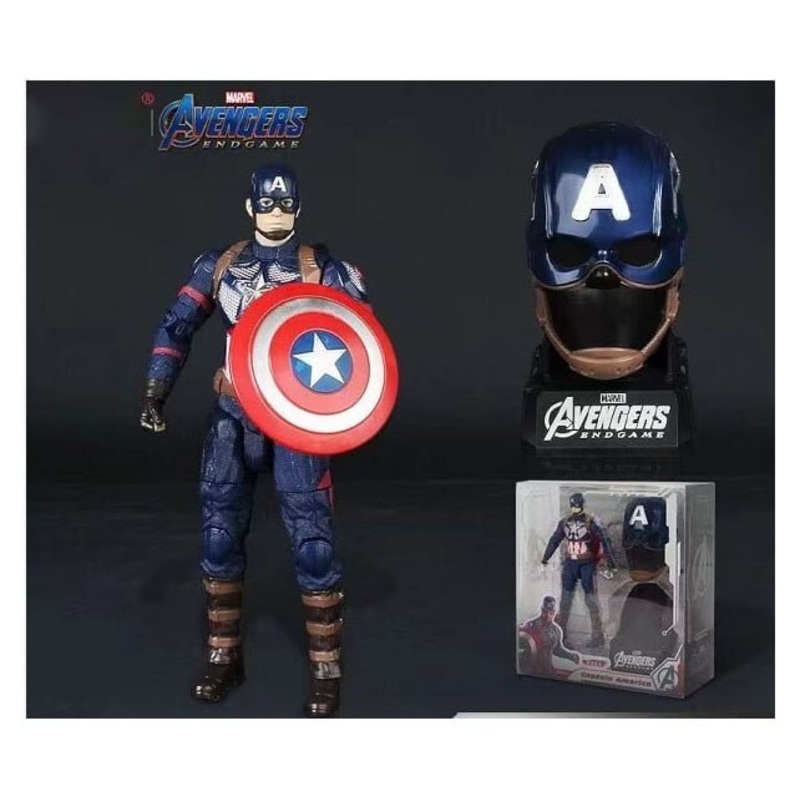 Marvel Captain America Action Figure Limited Edition for Car Dashboard, Decoration, Cake, Office Desk & Study Table