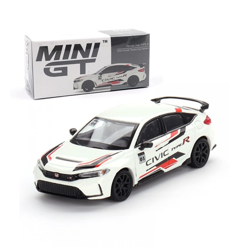 Mini GT Die-Cast Model Cars : The Honda Civic Type R 2023 for Honda Thanks Day Vietnam!"