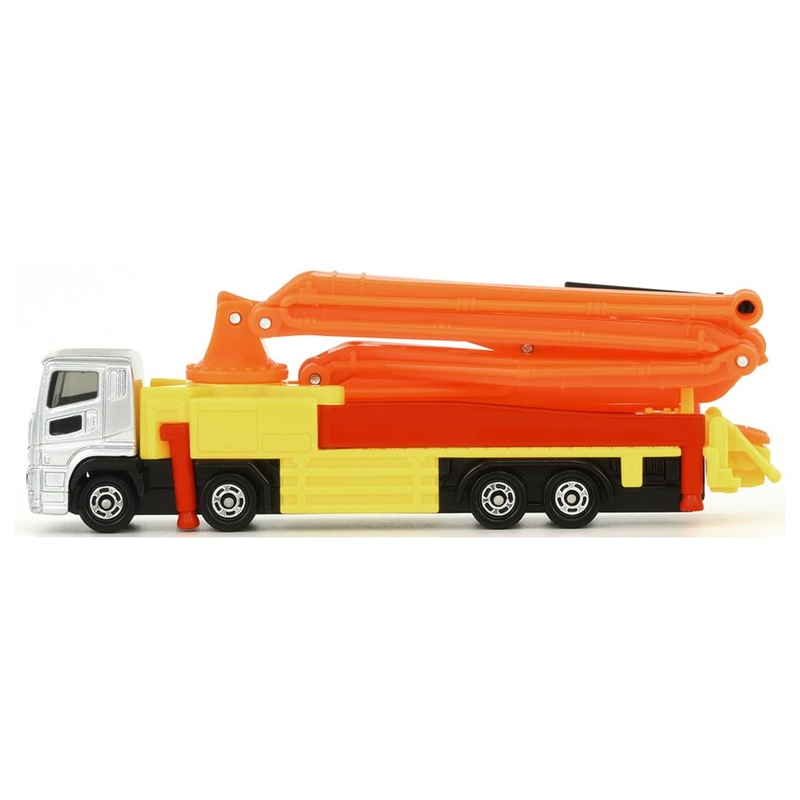 Takara Tomy Tomica No 127 Mitsubishi Fuso Super Grate Concrete Pumping Truck