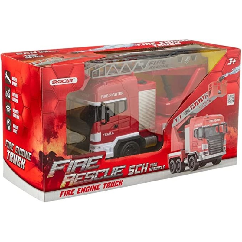 Breatoi Fire Rescue Truck with Remote Control Multi Color