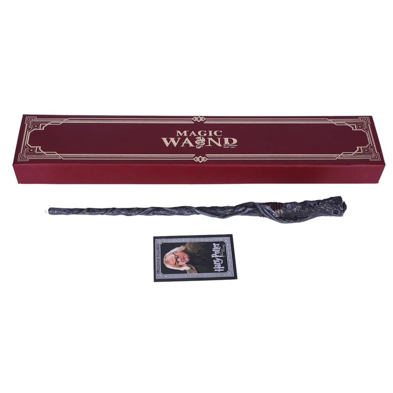 Classic Handcrafted Alastor Moody Wand with LED Light, 35 cm Wizard Stick Collectible for Cosplay Fans