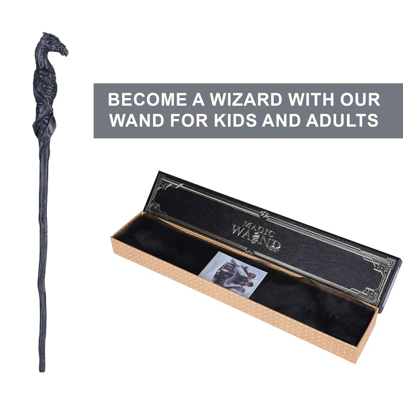 Classic Handcrafted Harry Potter Wand, 35 CM Thestral's Wizard Stick Without LED Collectible for Cosplay