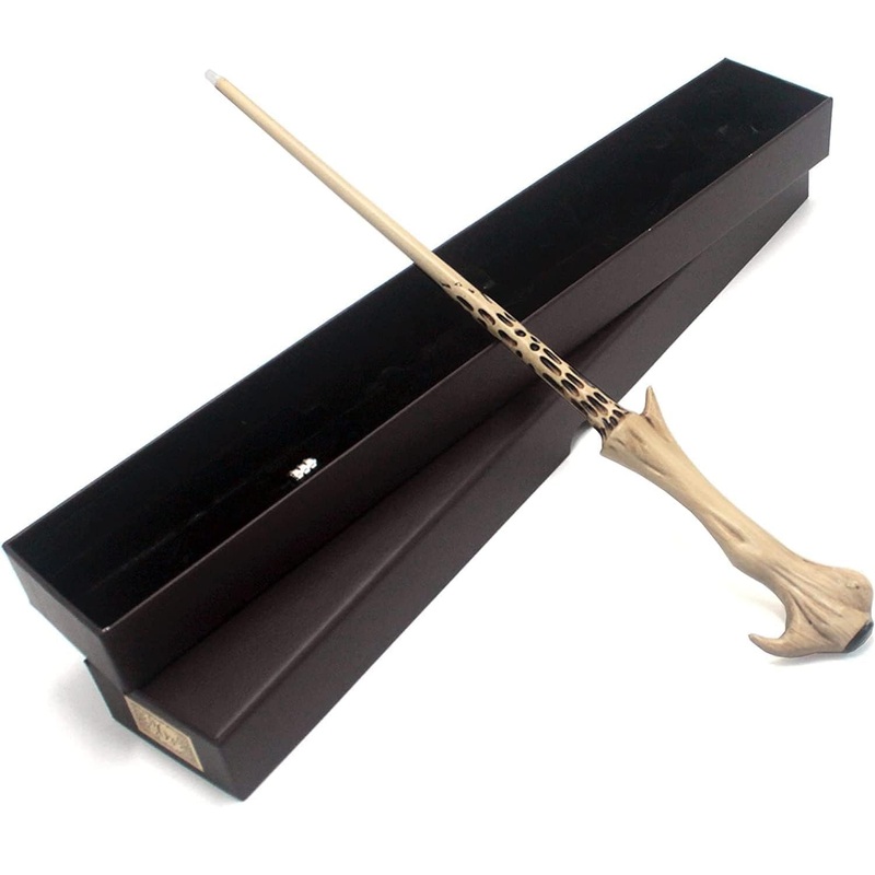 Classic Handcrafted Voldemort Wand with LED Light, 35 cm Wizard Stick Collectible for Cosplay Fans