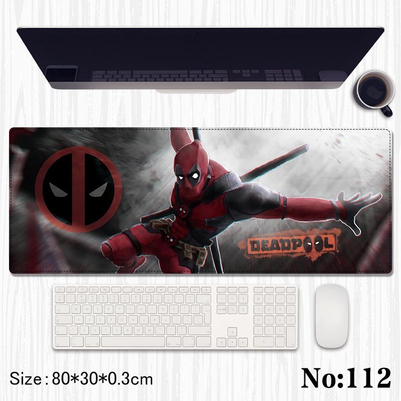 Deadpool Printed Mouse Pad, Desk Mat Rubber Base for Desktop , Laptop , Keyboard , Mouse