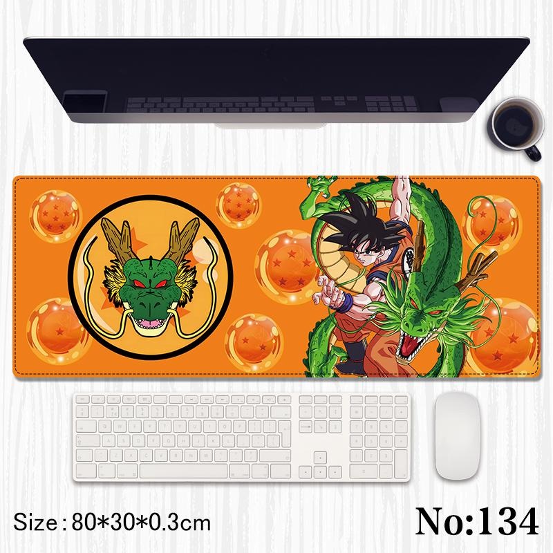 DragonBall Z Printed Mouse Pad, Desk Mat Rubber Base for Desktop , Laptop , Keyboard , Mouse