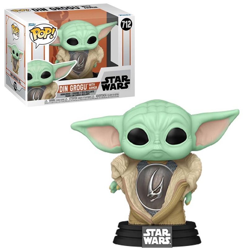 Funko POP! Collectible Action Figure Din Grogu con Armor 712 - Star Wars  Collectible Action Figure