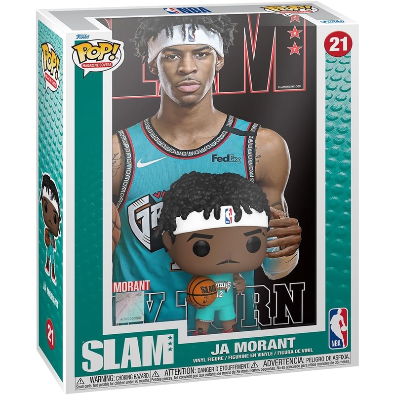Funko Pop! Collectible Action figure NBA Cover: Slam - Ja Morant Action Figure No. 21 Age 14+