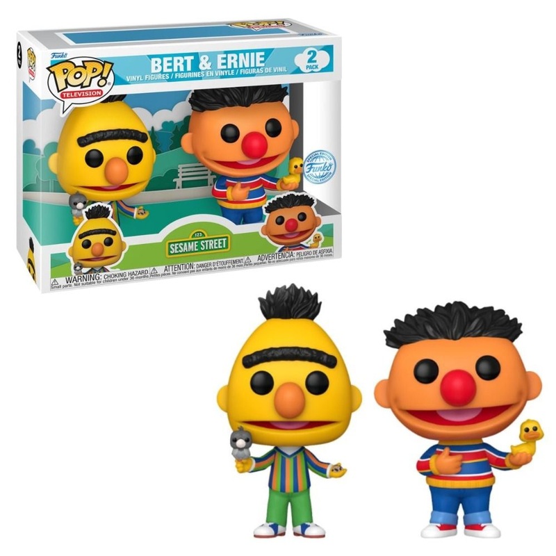 Funko POP!  Sesame street Bert & Ernie 2 Pack Collectible Action Figure
