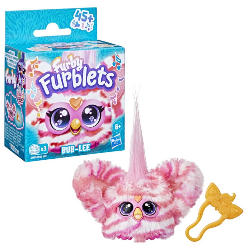 "Furby Furblets Bub-Lee: Interactive Plush & Pet Toy Magic!"