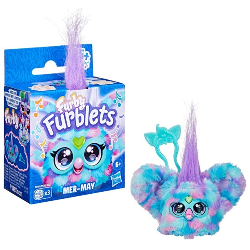 "Furby Furblets Mer-May: Interactive Plush & Pet Toy Magic!"