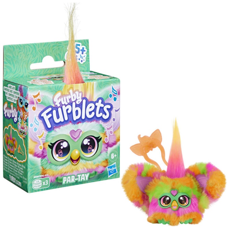 "Furby Furblets Par-Tay : Interactive Plush & Pet Toy Magic!"