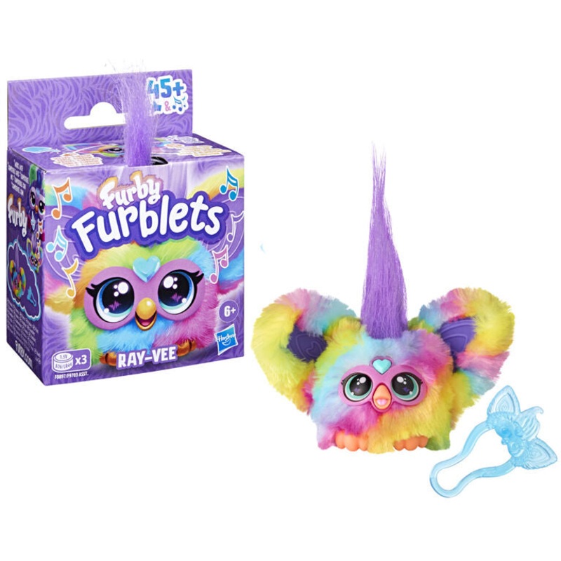 "Furby Furblets Ray-Vee: Interactive Plush & Pet Toy Magic!"