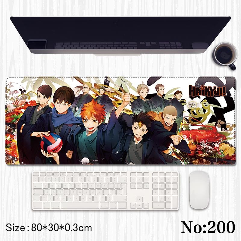 Haikyu!! Printed Mouse Pad, Desk Mat Rubber Base for Desktop , Laptop , Keyboard , Mouse