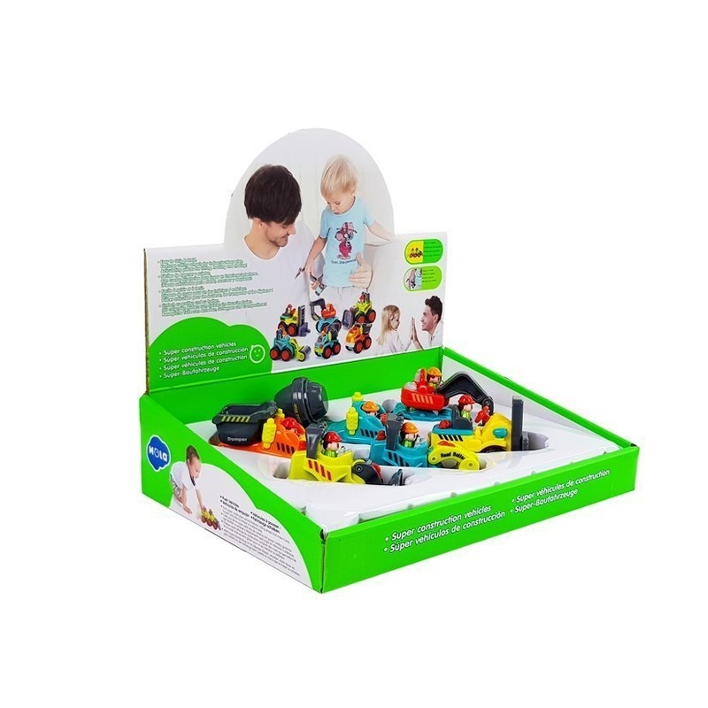 HOLA Construction Toy For A Toddler Concrete Mixer Excavator