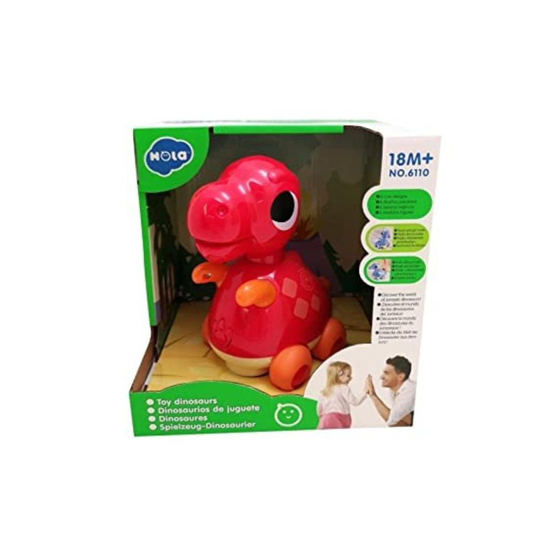 Hola Dinosaur Tyrannosaurus Rex (Multicolour) interactive  toy