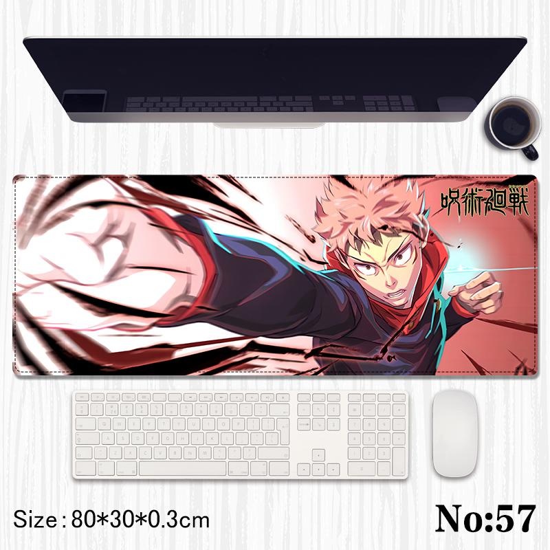 Jujutsu Kaisen Printed Mouse Pad, Desk Mat Rubber Base for Desktop , Laptop , Keyboard , Mouse