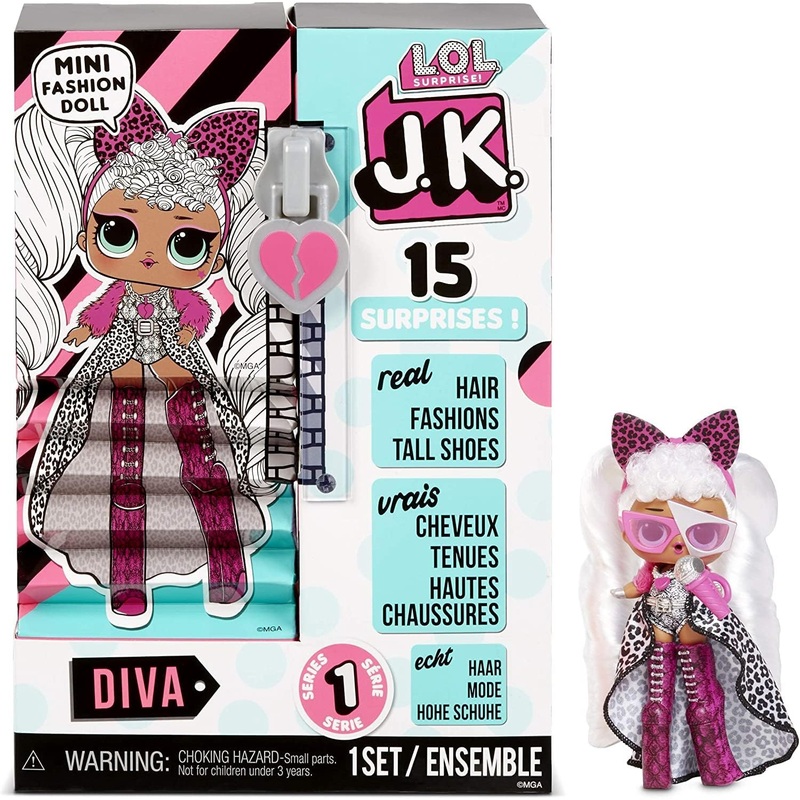L*O*L. Surprise! O.M.G. Fashion Doll with More Surprises for Kids Age 3+ (J.K Dolls - Diva)