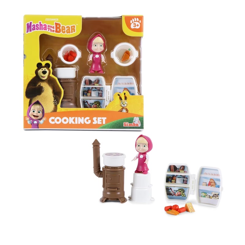 Masha And The Bear Simba Masha Playset Kitchen Multicolour, 3Y+