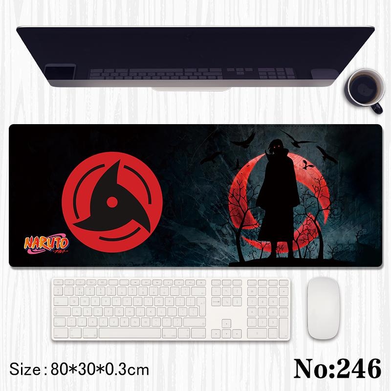 Naruto Printed Mouse Pad, Desk Mat Rubber Base for Desktop , Laptop , Keyboard , Mouse