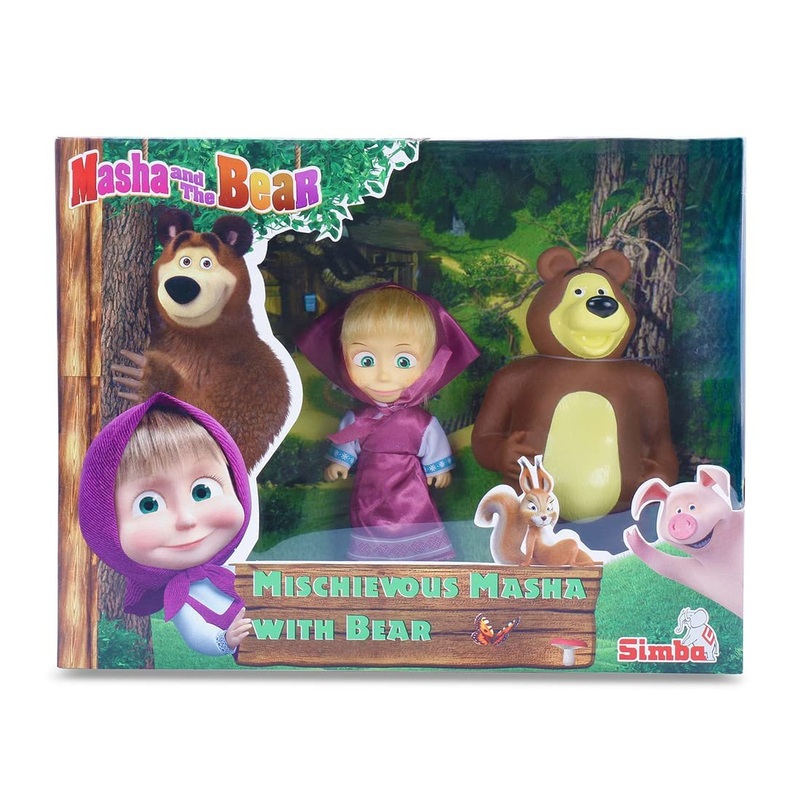 Simba Masha And The Bear Mischevious Masha with Bear Age 3+