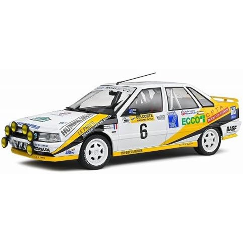 SOLIDO 1/18 Renault 21 Turbo Rallye Charlemagne 1991#6 Diecast model