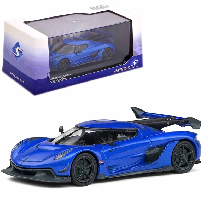 Solido Koenigsegg Jesko 5.0 V8 1599hp year 2021 imperial blue