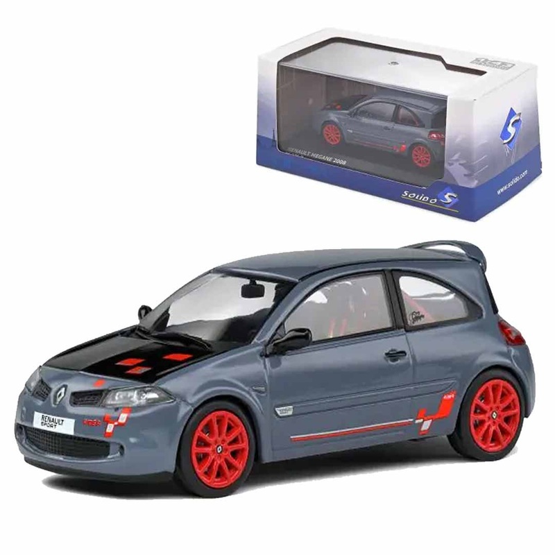 Solido S4310203 Renault Megane 2 R26-R -Gray